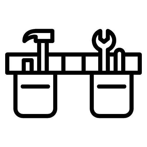 Tools and materials for framing and carpentry in custom building projects at Vasort Framing Corp.